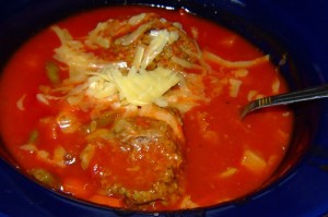 meatball soup What's not to like?? photo by Vanessa Pike-Russell