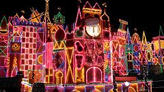 disney "It's a Small World," all decked out for Christmas!
