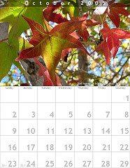 october calendar october calendar Preparedness mindset 2: We have about a year...