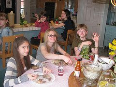 dinner table dinner table Bugging Out to the Country