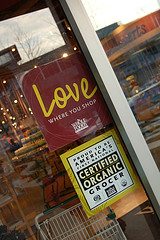 organic sign organic sign Can a Whole Foods Mom make peace with food storage?