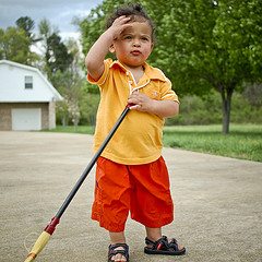 boy with broom boy with broom Cleaning House TEOTWAWKI Style