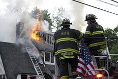 house fire 2 with firefighters house fire 2 with firefighters Could you be your familys FIRST first responder in a house fire?