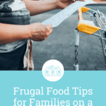 image: woman holding grocery bill