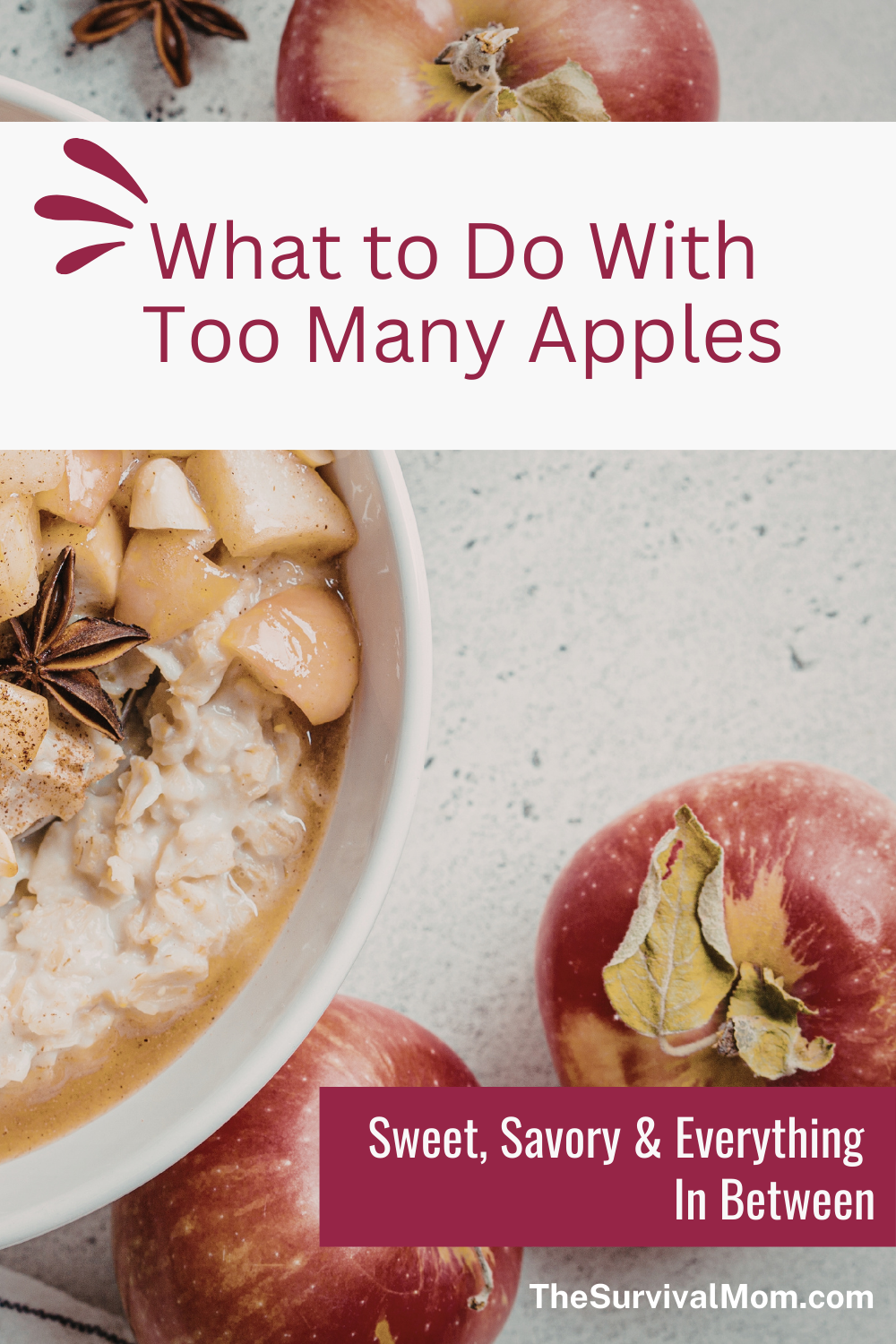 Things That Include Apple 27 Things You Can Do With Apples - The Survival Mom