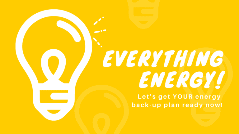 everything energy summit. white lightbult outline on a yellow background