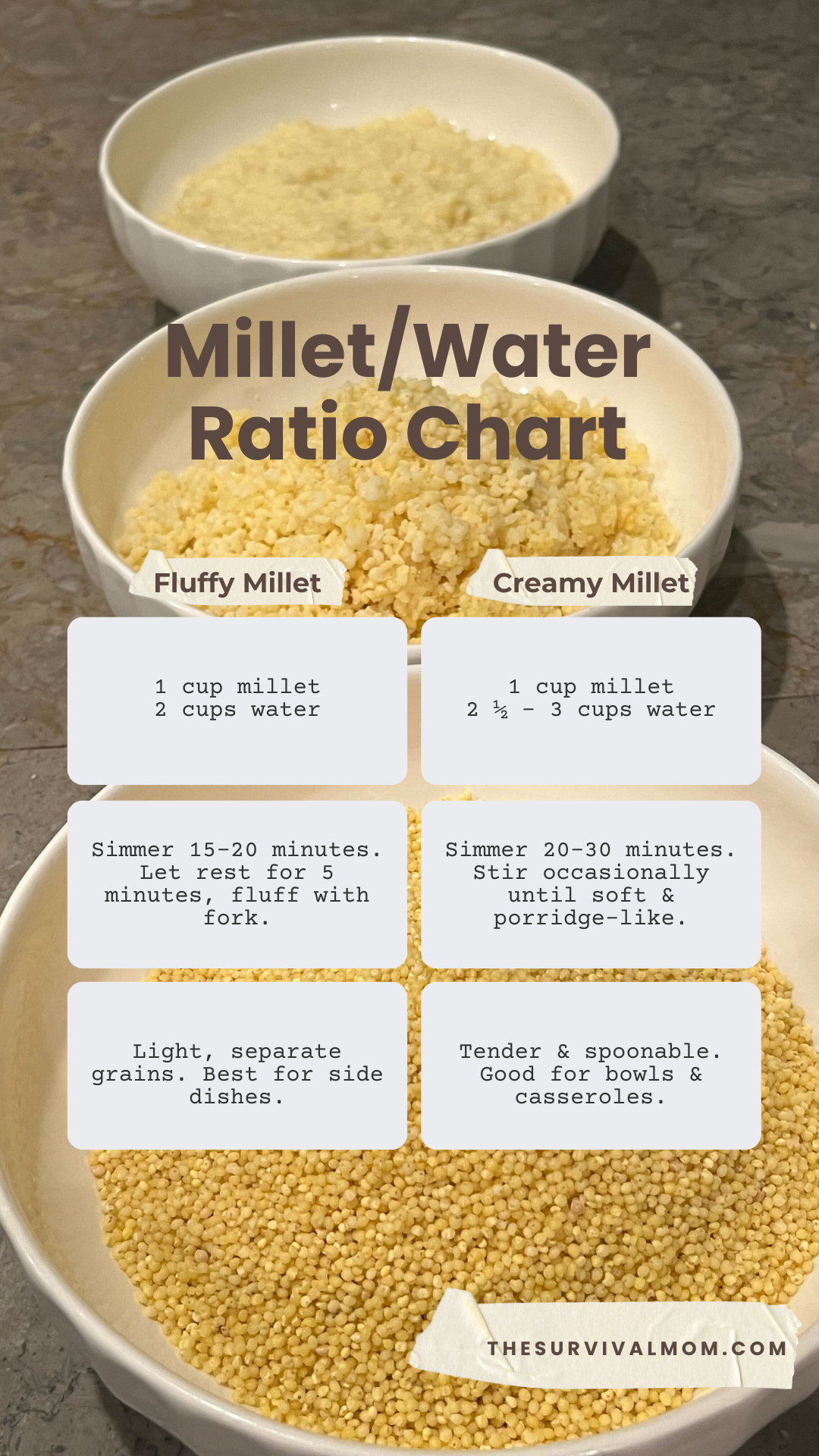 How to Cook and Store Millet: Shelf Life, Water Ratios & Best Storage ...