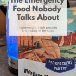 Most emergency meals fail when it matters most — long cook times, low protein, bland taste. Backpacking meals are different. I tested 7 meals across 5 brands using my 4 emergency food criteria. See what passed and how to use these in your bug-out bag or short-term emergency pantry.