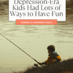No screens, no fancy toys -- just roaming fields, radio stories, Saturday matinees, and making do. How Great Depression kids found joy and built strong family bonds through simple living.